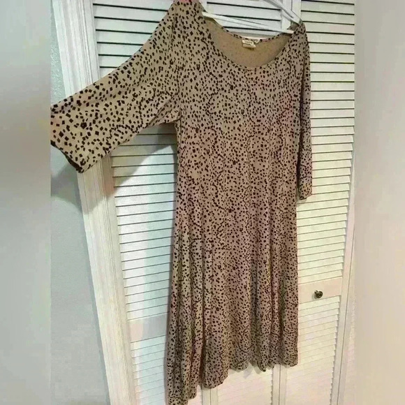 Truth + Style Regular Printed Knit Bubble Hem Dress Size XL A399241 - Picture 2 of 11